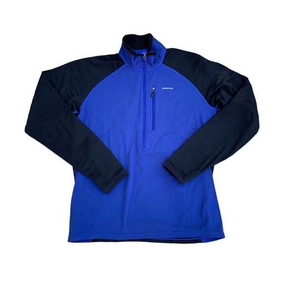 Vintage Patagonia Half Zip Blue Black Zip Up Jacket